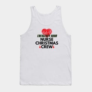 Emergency Room Nurse Christmas Crew Tank Top